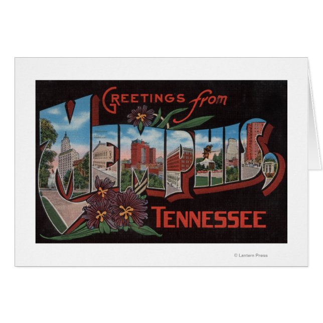 Memphis, Tennessee - Escenas de letras grandes (Anverso (Horizontal))