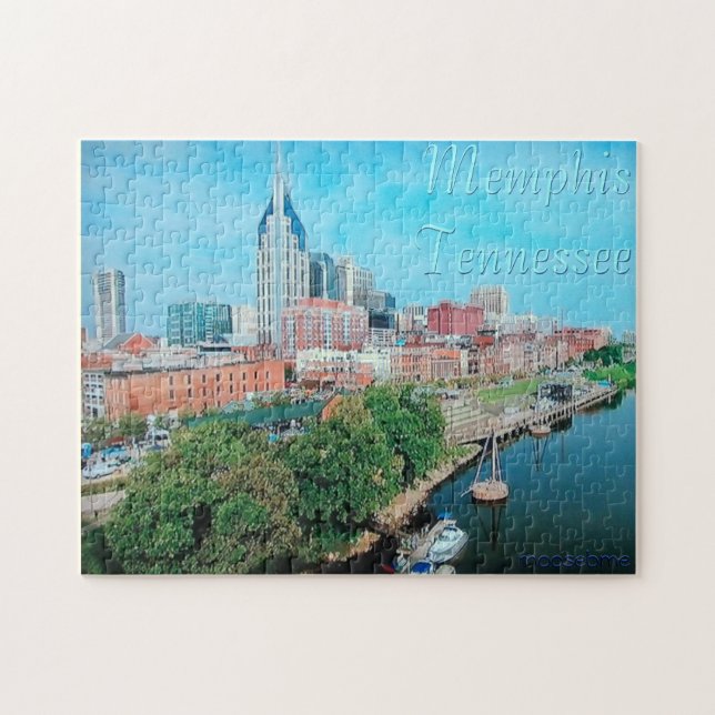 Memphis Tennessee Puzzle (Horizontal)