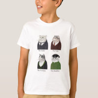 MEN CATS Camiseta básica de niños