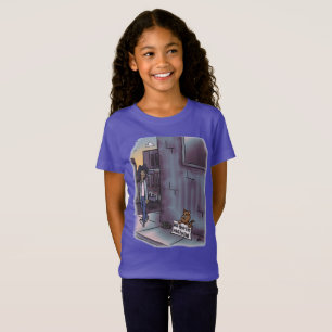 Mendigar camiseta de Cat Purple Gir