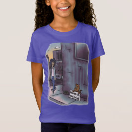 Mendigar camiseta de Cat Purple Gir