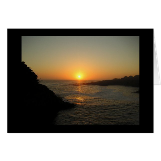 Mendocino Sunset (Anverso (Horizontal))