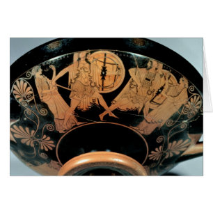 Menelaos, acompañado por el Aphrodite