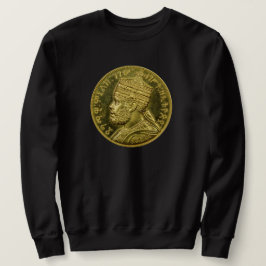 Menelik II Rastafari Emperor Rasta Roots Sweater