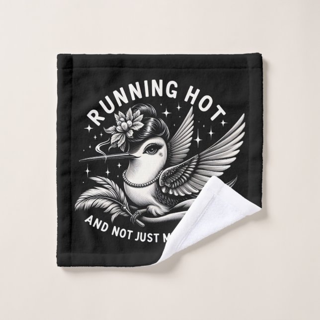 Menopausia divertida ropa de lavado de flash calie (Toallita)