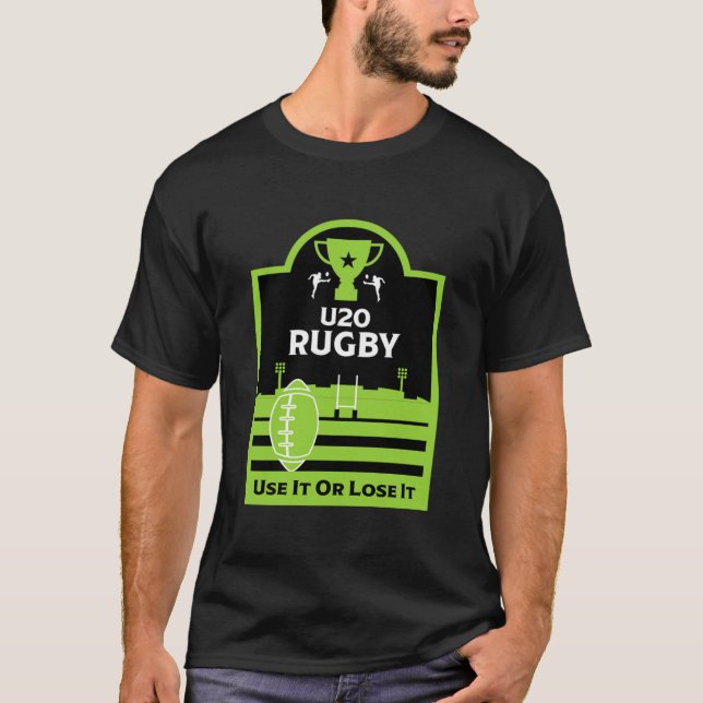 Menor de 20 años Jugadores de rugby en camiseta (Anverso)