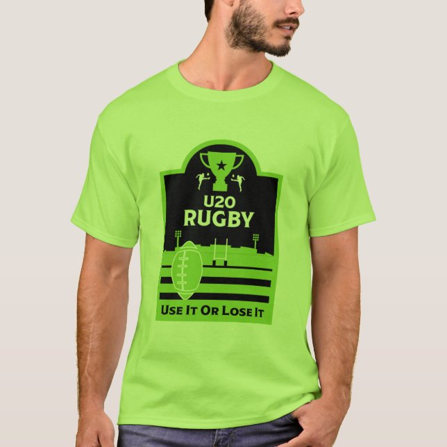 Menor de 20 años Jugadores de rugby en camiseta (Anverso)