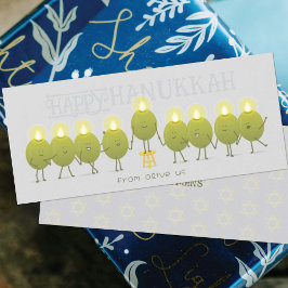 Menorá de Hanukkah Aceitunas | Grupo Gris