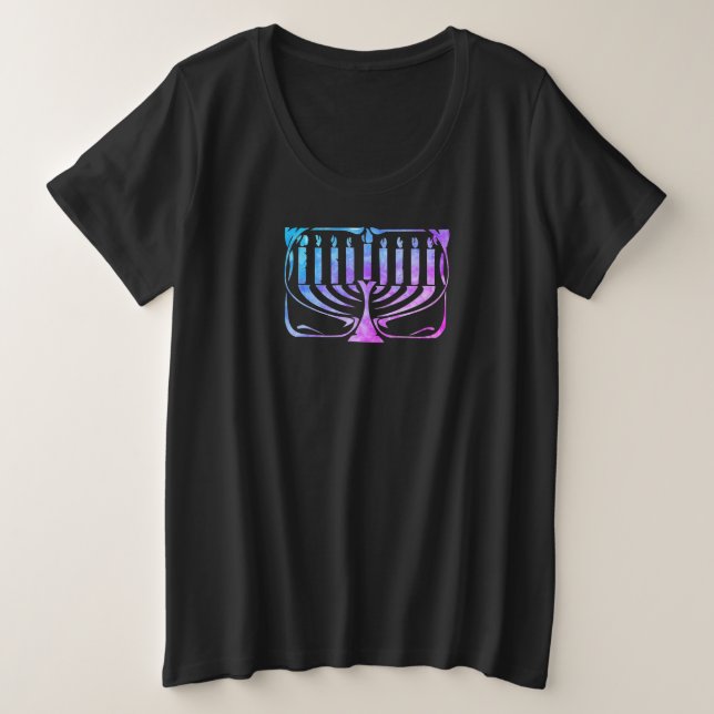 Menorah Hannukah (Anverso del diseño)