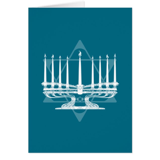 Menorah y estrella IV (Frente)