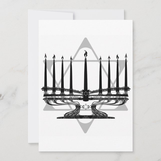 Menorah y Star (Anverso)