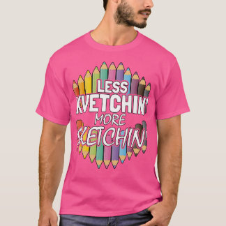 Menos Apresurador Artista divertida de camiseta