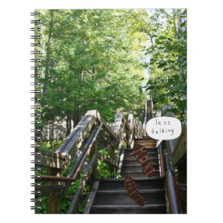 Menos hablar más del cuaderno Talking Stairs