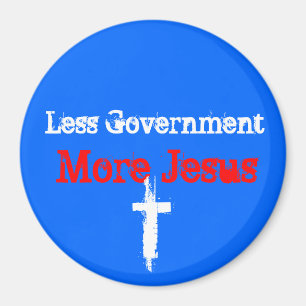 Menos imán de Gov't_More Jesus_Car