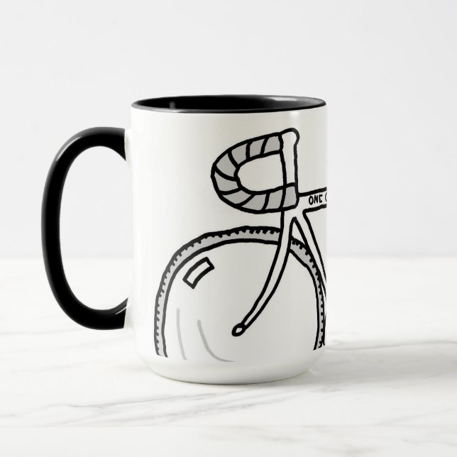 Menos/uno de un coche menos taza de café de la (Izquierda)