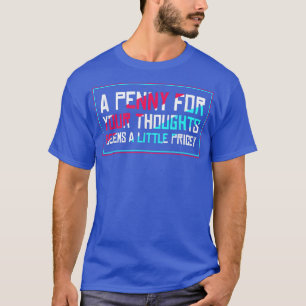 Mens Camiseta de Penny Sarcástica con Diseño Genia