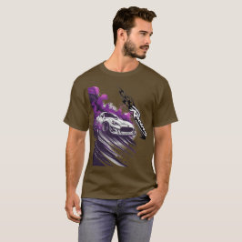 mens de deriva camisetas de gtr ajuste del coche