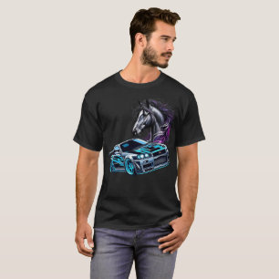 mens de deriva camisetas de gtr ajuste del coche
