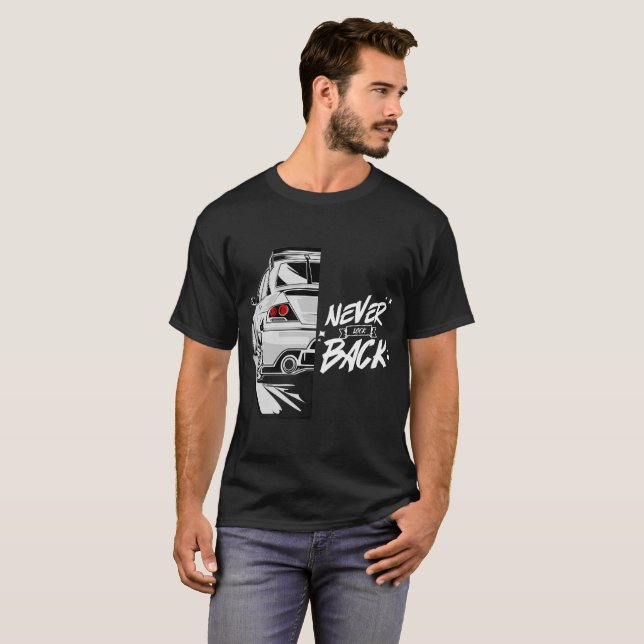 mens de deriva camisetas de gtr ajuste del coche (Anverso completo)