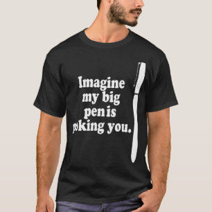 Mens Mi pluma es una camisa raunchita