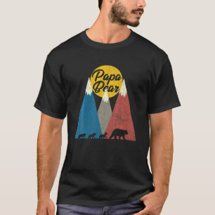 Mens Papa Bear la camiseta Tres Cubos   Triplet Da