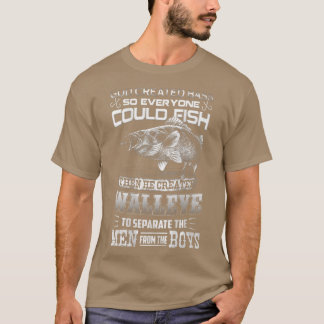 Mens WalleyeSepara A Los Hombres De La Camiseta De