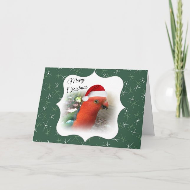 Mensaje australiano del navidad - Rosella nativo (Anverso)