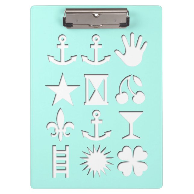 ¿Mensaje codificado? Portapapeles de verano (Anverso)