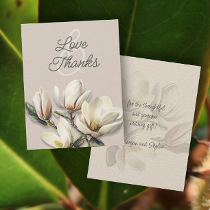 Mensaje de agradecimiento de boda Tarjetas de Magn