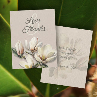 Mensaje de agradecimiento de boda Tarjetas de Magn