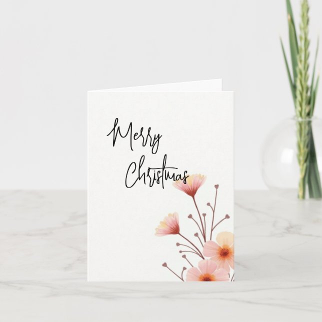 Mensaje de Año Nuevo de Feliz Navidad (Anverso)