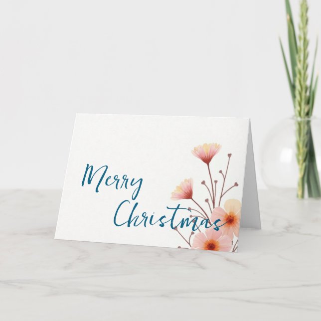 Mensaje de Año Nuevo de Feliz Navidad (Anverso)