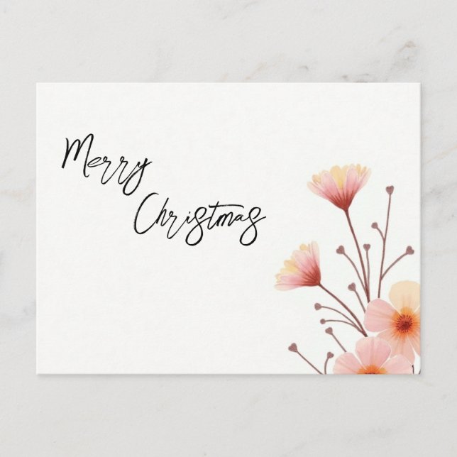 Mensaje de Año Nuevo de Feliz Navidad (Anverso)