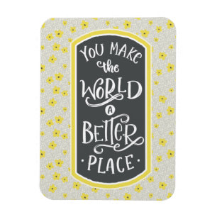 Mensaje de apreciación 3" x 4" Imán fotográfico fl