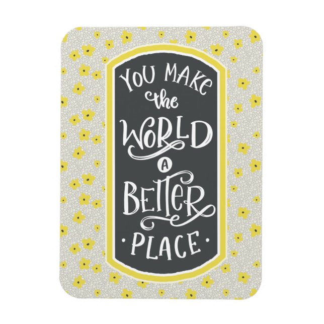 Mensaje de apreciación 3" x 4" Imán fotográfico fl (Vertical)