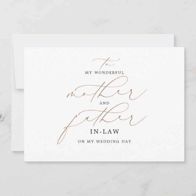 Mensaje de Boda de mi suegra y mi padre (Anverso)