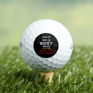Mensaje de Bola Perdida Bolas de Golf - Divertidas
