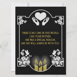 Mensaje de condolencias madre