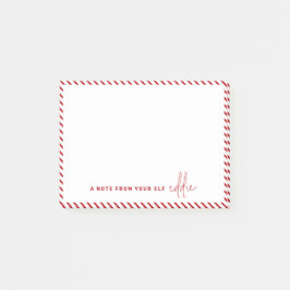 Mensaje de Duende de Navidad Una nota de tu Duende