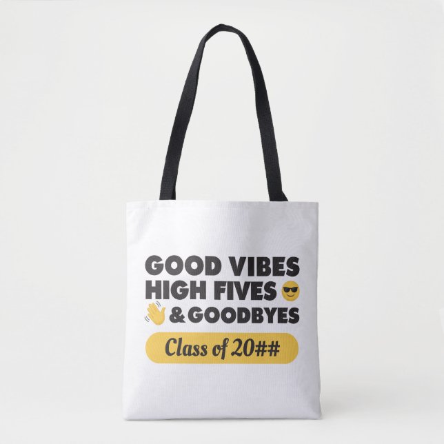 Mensaje De Graduación De Buenos Vibes A La Bolsa (Anverso)