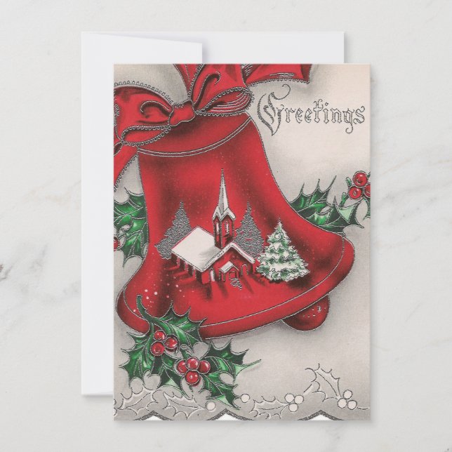 Mensaje de la campana de la iglesia de Navidad ret (Anverso)