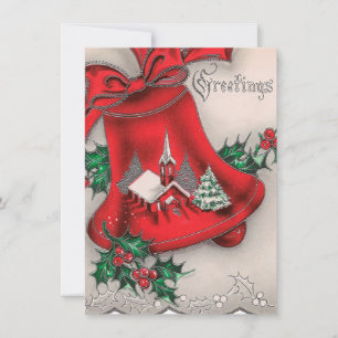 Mensaje de la campana de la iglesia de Navidad ret