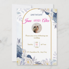 Mensaje de la parte trasera de la invitación de bo