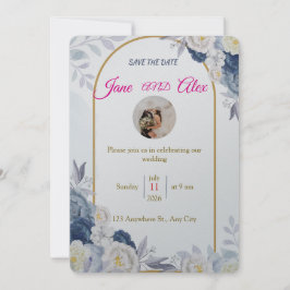 Mensaje de la parte trasera de la invitación de bo
