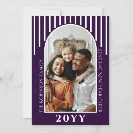 Mensaje de la tarjeta de fotos de la alegría de Añ