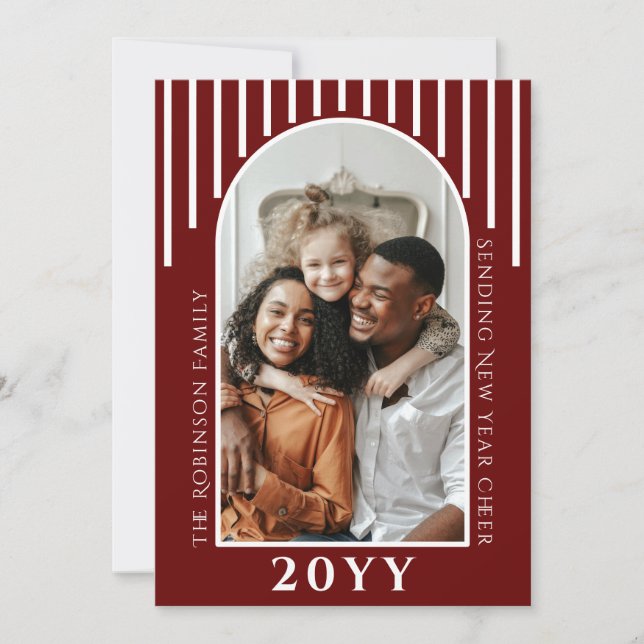 Mensaje de la tarjeta de fotos de la alegría de Añ (Anverso)