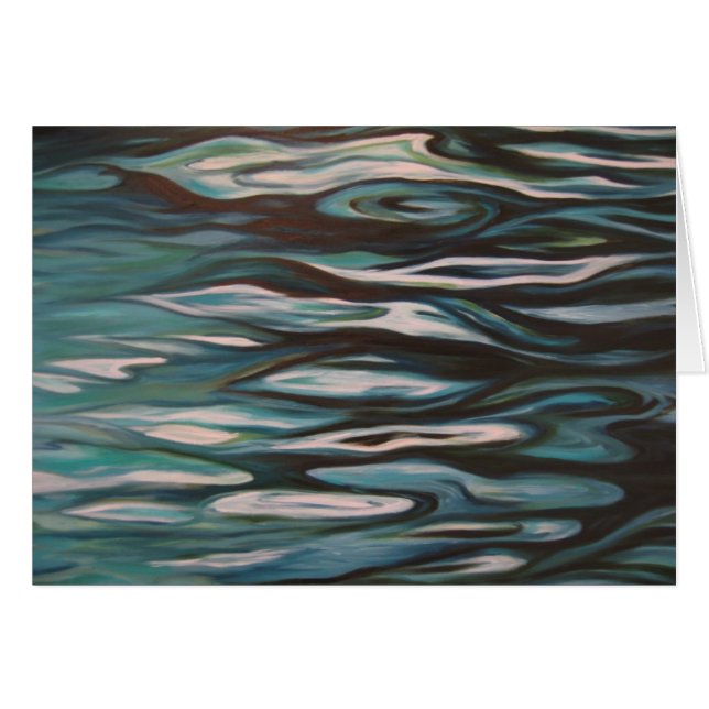 "Mensaje de la tarjeta del corazón" - (Anverso (Horizontal))