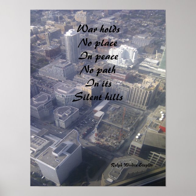 Mensaje de los posters de la paz (Frente)