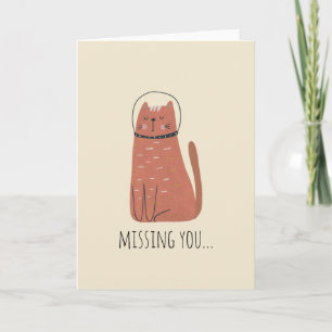 Mensaje de Personalizado de gato de espacio reduci