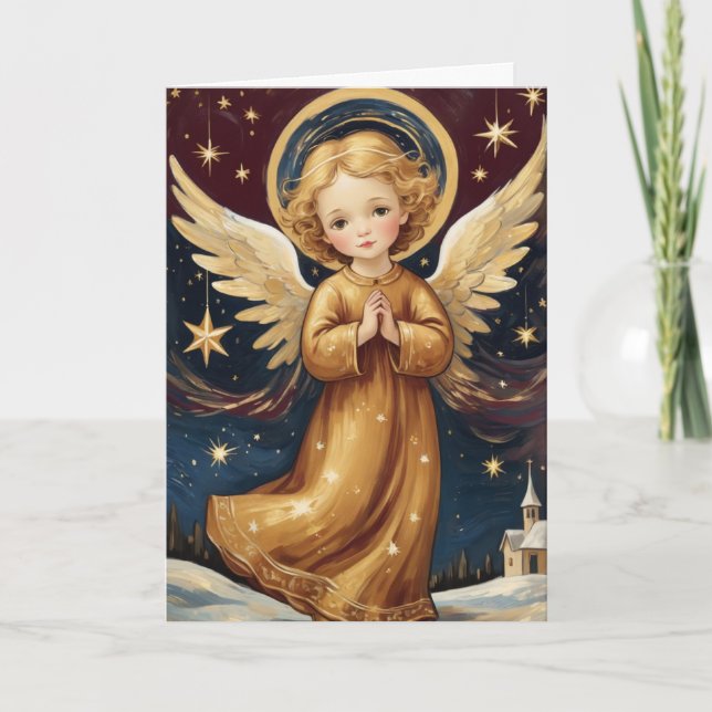 Mensaje de Personalizado del Ángel de Navidad de l (Anverso)